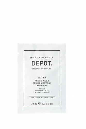 Depot No. 107 White Clay Sebum Control Shampoo 10ml (10 Stk. gebündelt)