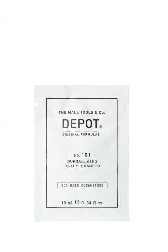 Depot No. 101 Normalizing Daily Shampoo 10ml Sachet (10 Stk. gebündelt)