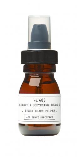 Depot No. 403 Pre-Shave&Softening Beard Oil Fresh Black Pepper 30ml