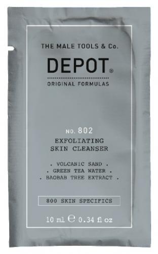 Depot No. 802 Exfoliating Skin Cleanser 10ml Sachet (10 Stk. gebündelt)
