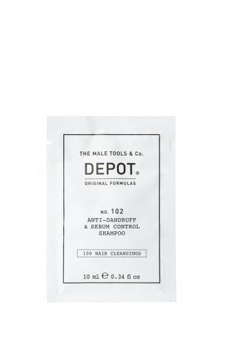 Depot No. 102 Anti-Dandruff&Sebum Control Shampoo 10ml Sachet (10 Stk. gebündelt)